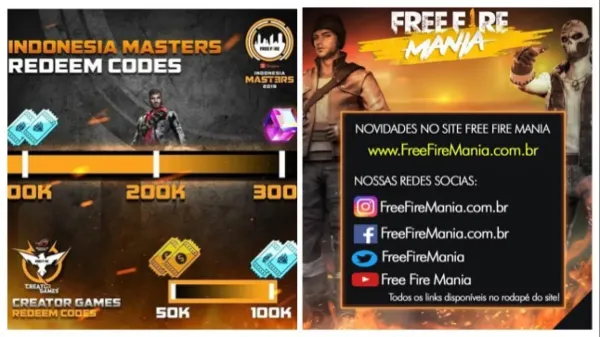 Cubo Mágico de Graça na Indonésia durante as Finais de Free Fire