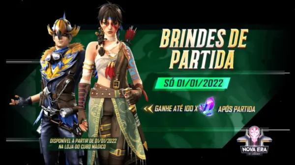 Notícia Free Fire: Cubo Mágico Free Fire 2022: Garena adiciona duas skins e dá itens grátis em 1º de Janeiro