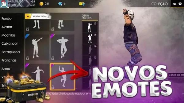 Notícia Free Fire: Dancinhas e Emotes do Free Fire sob Risco de Processos por Direitos Autorais