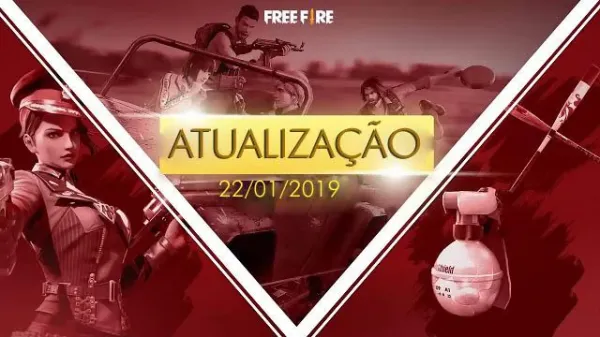 Notícia Free Fire: Atualização de Janeiro do Free Fire: Novidades e Expectativa