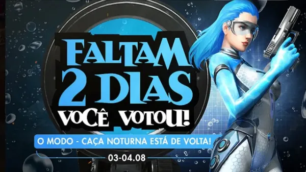 Notícia Free Fire: Retorno do Modo Caçada Noturna em Free Fire