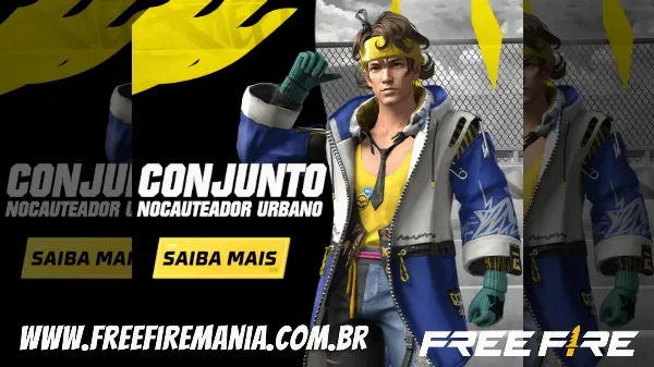 Diamante Royale Free Fire: “Nocauteador Urbano” é a skin do mês de dezembro 2022