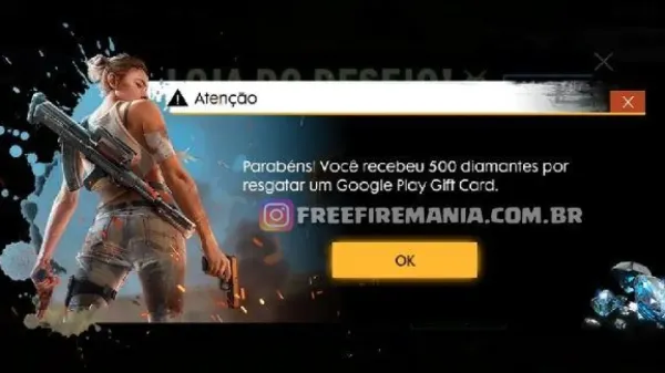 Notícia Free Fire: Bônus de 2.000 Diamantes na Play Store: Promoção Imperdível para Jogadores de Free Fire