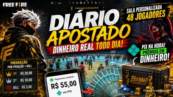 Free Fire: o mercado de diários apostados que a Garena ignora