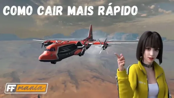 Dica Free Fire: como cair mais rápido do avião