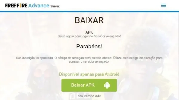 Notícia Free Fire: Download do Servidor Avançado Free Fire Janeiro 2021: link direto do APK