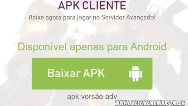 Free Fire Advanced Server APK Download Downloaded