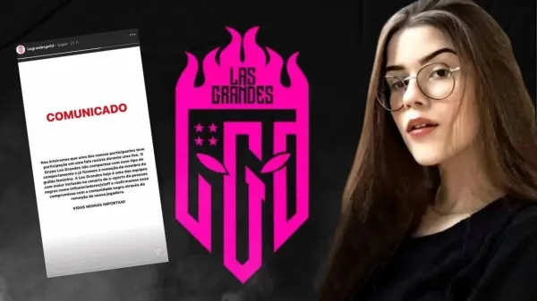 Notícia Free Fire: Duda22k: acusada de racismo, é expulsa da LGD e tem fotos íntimas vazadas