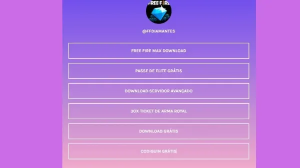 Notícia Free Fire: Dx FF Club Free Fire: site com promessa de diamantes é a nova fraude da internet