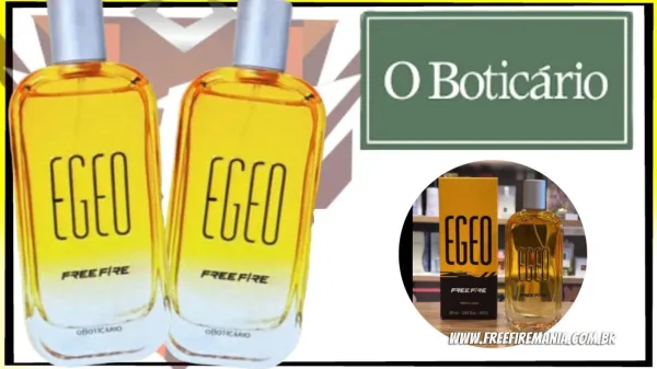 Notícia Free Fire: EGEO Free Fire: o perfume Boticário que une a paixão por jogos e por fragrâncias
