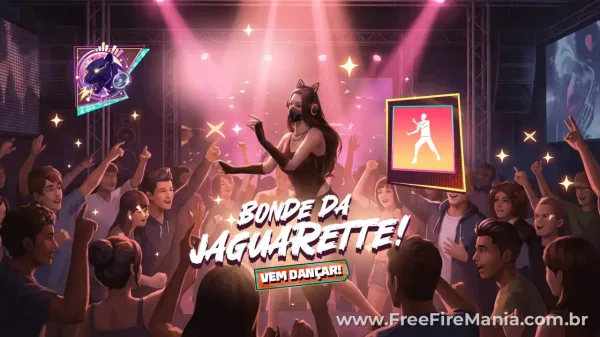 Free Fire anuncia Escolha Royale com Emote Bonde da Jaguarette; veja como funciona