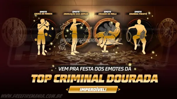 Free Fire: como conseguir Emote - Chuva de Moeda e Emote - Invocação das armas no Arco do Destino