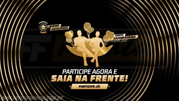 Escolha Royale Free Fire: Como conseguir Emote - Namoradeira e outros Prêmios