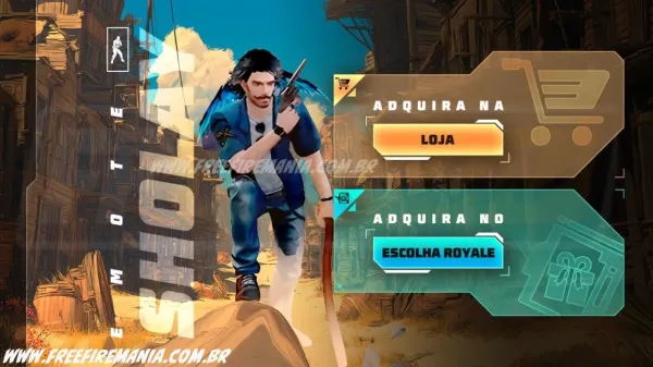 Escolha Royale Free Fire: Como conseguir Emote - Sholay e outros Prêmios