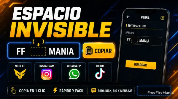 Espacio Invisible (ㅤ) para Copiar y Pegar