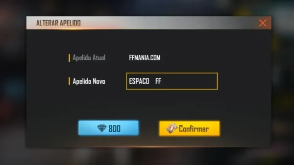 Espaço Invisível: veja como colocar um código invisível no nome do Free Fire