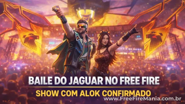 Notícia Free Fire: Free Fire confirma evento Baile do Jaguar no Brasil
