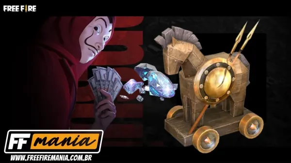 Notícia Free Fire: Evento de Recarga Free Fire: Espólio Tróia chega ao jogo por apenas 1 diamante