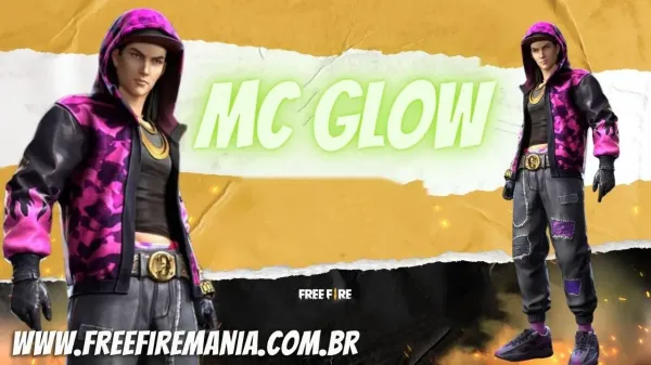 Evento Desconto dos Oitos Free Fire traz inédito pacote MC Glow