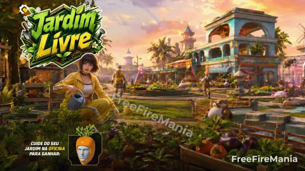 Evento Jogue Jardim Livre! chega ao Free Fire com recompensas inéditas