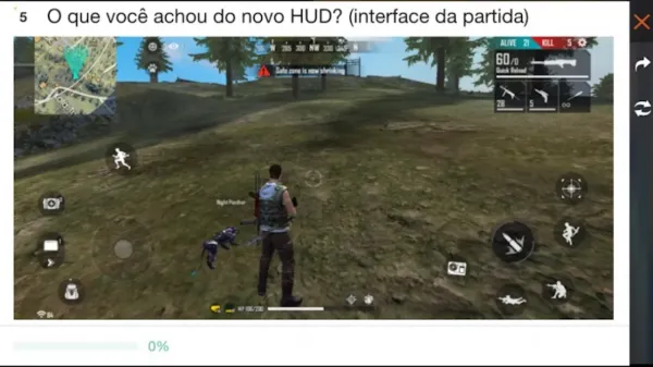Notícia Free Fire: Garena Abre Pesquisa sobre o Novo HUD do Free Fire Após Atualização de Dezembro