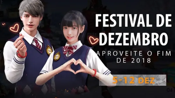 Notícia Free Fire: Festival de Dezembro: Novo Evento no Free Fire