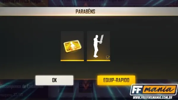 FFCS: chegaram as premiações das metas do Free Fire, veja como pegar