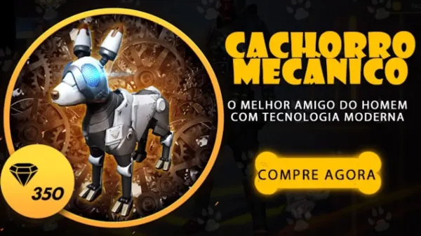 Novo Pet Cachorro Mecânico no Free Fire: Chegada e Preço