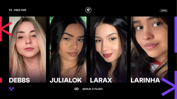 Notícia Free Fire: Fluxo anuncia line-up feminina para a Taça das Patroas, reforçando presença no cenário