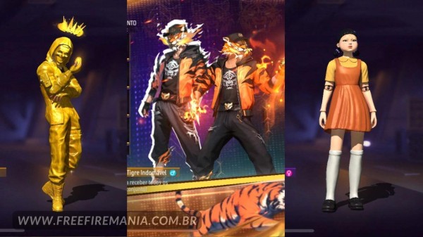 Free Fire: adicione as novas skins da atualização à lista de desejos