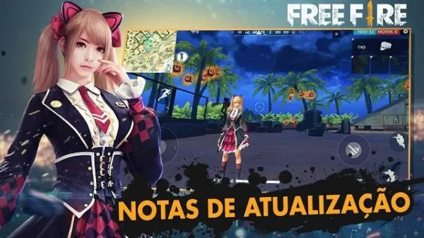 Notícia Free Fire: Atualização de Outubro do Free Fire: Halloween, Modo Noturno e Novidades Imperdíveis