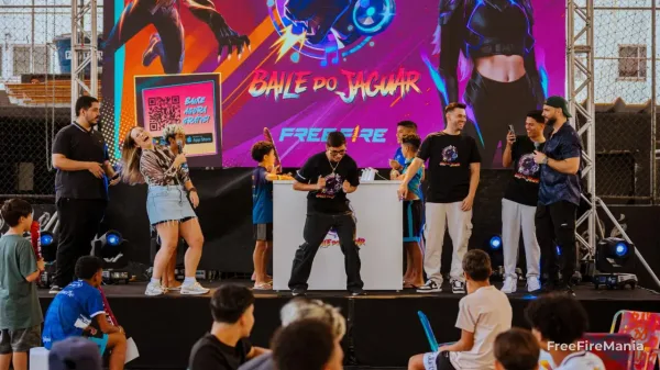 Free Fire realiza evento oficial Baile do Jaguar em Heliópolis
