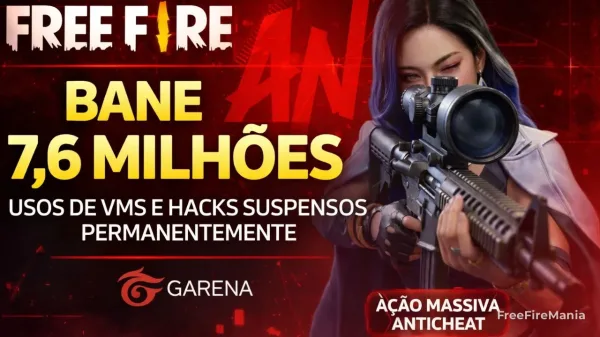 Free Fire confirma 7,6 millones de baneos permanentes