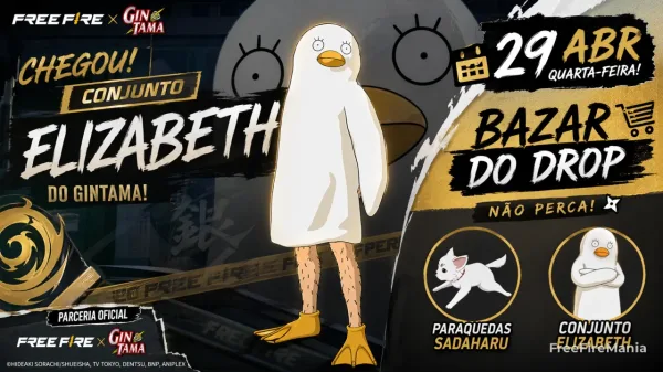 Bazar do Drop Free Fire: como funciona o evento com Conjunto Elizabeth