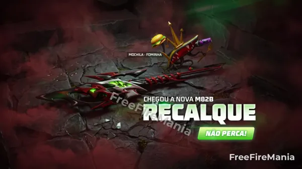 Free Fire recebe Bazar do Drop com M82B - Recalque; veja detalhes