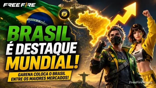 Brasil vira prioridade global da Garena com crescimento do Free Fire