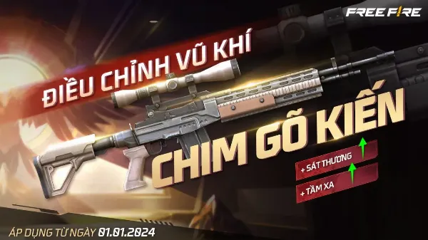 Notícia Free Fire: Free Fire: Carapina tem aumento de Alcance e Dano na nova temporada de Battle Royale