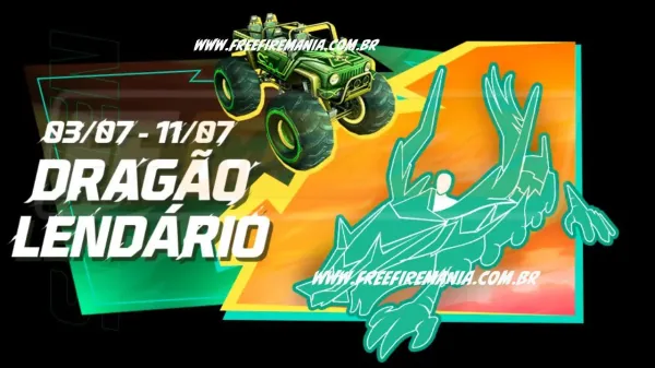 Free Fire: como conseguir Animação MVP - Dragão Lendário no Escolha Royale