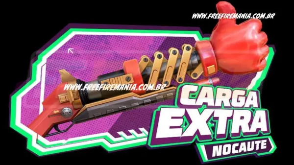 Notícia Free Fire: Free Fire: como conseguir Carga Extra Nocaute no Escolha Royale