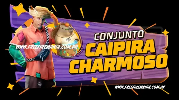 Notícia Free Fire: Free Fire: como conseguir Conjunto Caipira Charmoso no novo Token Royale