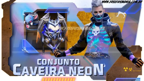 Free Fire: como conseguir Conjunto - Caveira Neon no novo Token Royale