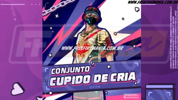 Free Fire: como conseguir Conjunto - Cupido de Cria no Escolha Royale