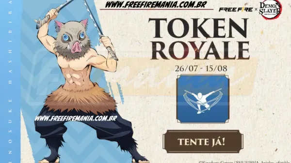 Free Fire: como conseguir Conjunto Inosuke no novo Token Royale