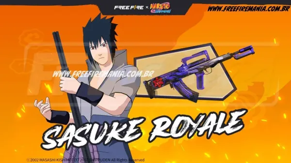 Free Fire: como conseguir Conjunto - Sasuke no novo Token Royale