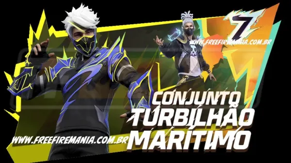 Free Fire: como conseguir Conjunto - Turbilhão Marítimo no novo Token Royale