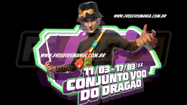 Free Fire: como conseguir Conjunto Voo do Dragão no Escolha Royale