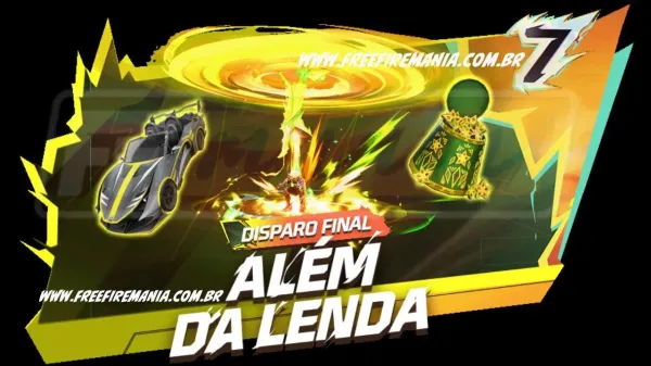 Free Fire: como conseguir Disparo Final - Alem Da Lenda no novo Token Royale