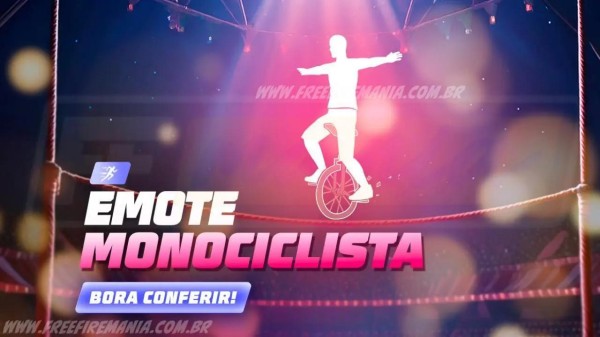 Free Fire: como conseguir Emote - Monociclista no Escolha Royale