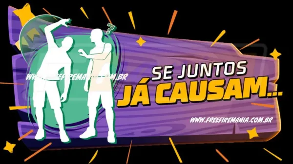 Free Fire: como conseguir Emote Se Juntos já Causam... no Escolha Royale