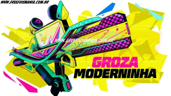 Free Fire: como conseguir Groza - Moderninha no Escolha Royale